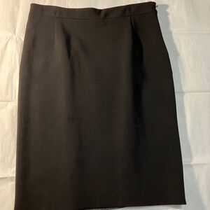 MUI MUI PRADA WOOL SKIRT WOMENS Size 40 Black Made in Italy Classic Black Skirt